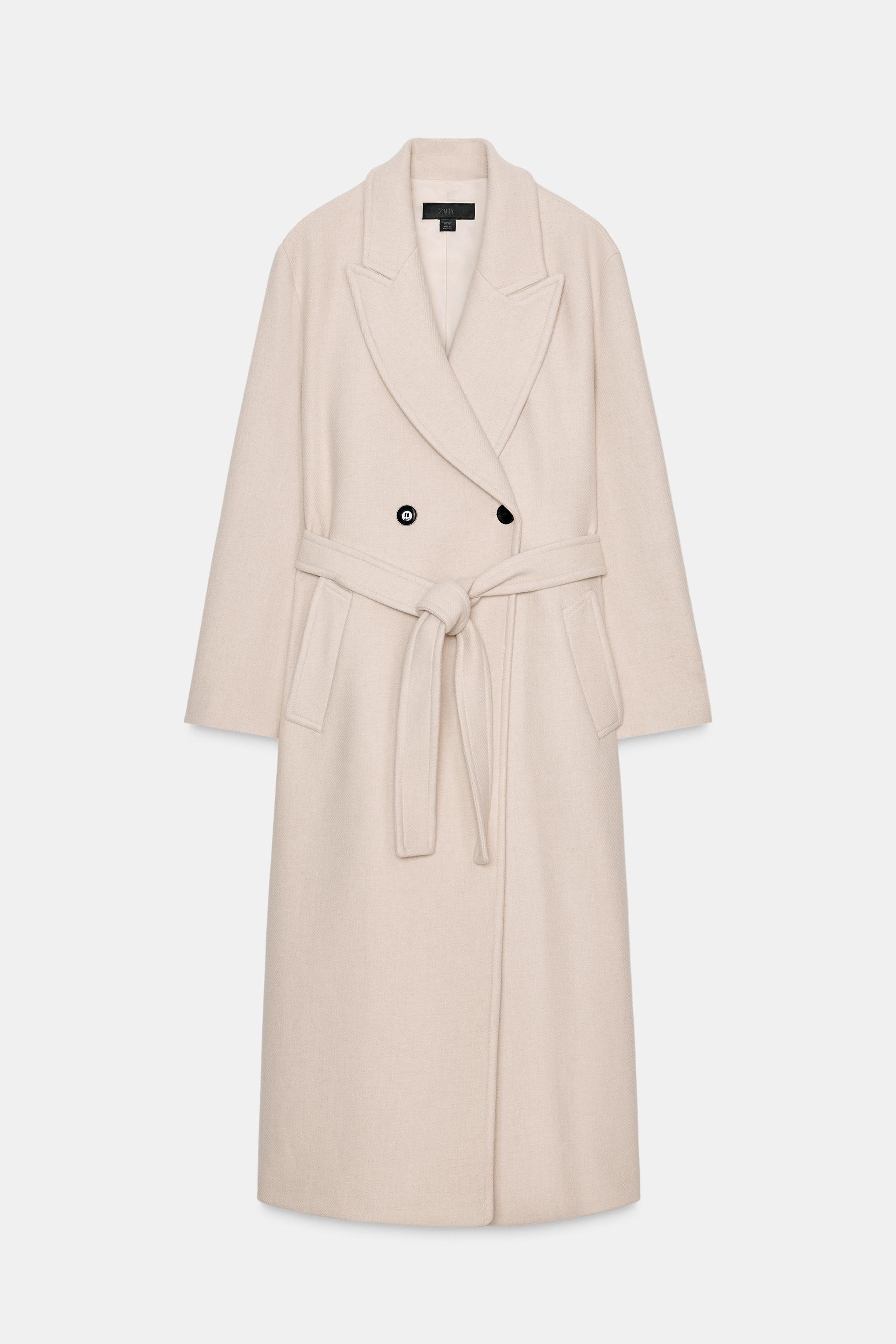 LONG BELTED WOOL COAT