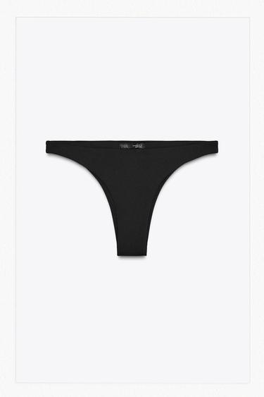 CALCETA BIKINI - Negre de Zara