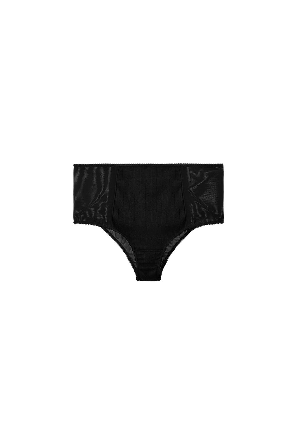 HIGH-WAISTED COMBINED POINTELLE BOTTOMS - image 3