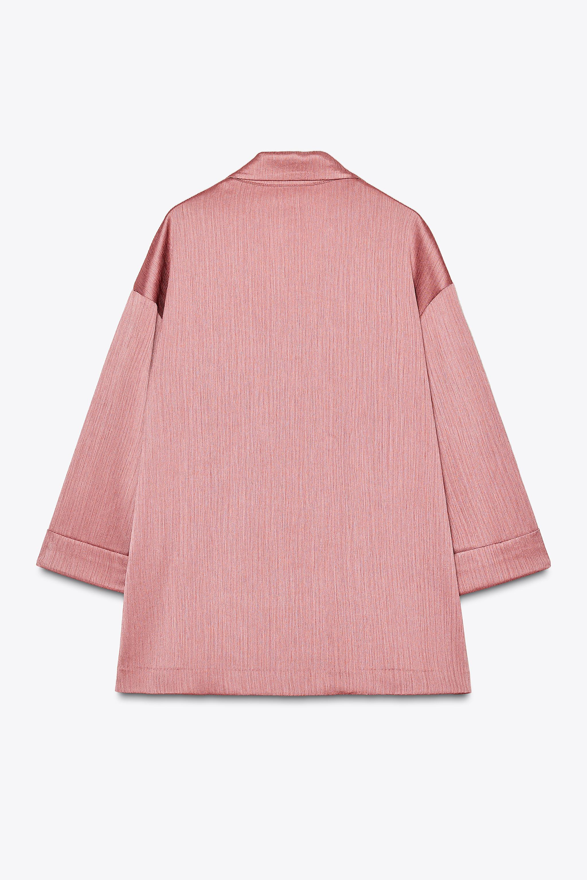 リンクルフィニッシュ ブレザー - マルサラ | ZARA Japan / 日本