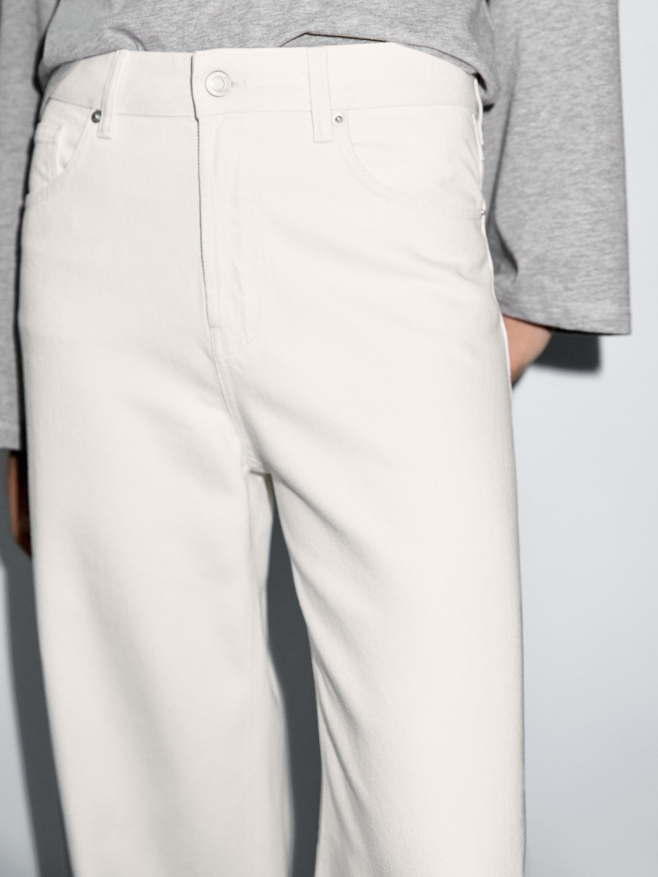 High-waist barrel fit jeans