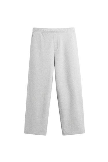 BASIC RELAXED FIT JOGGER TROUSERS - Grey marl by Zara