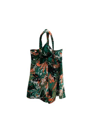 TROPICAL MULTICOLOR HALTER ROMPER