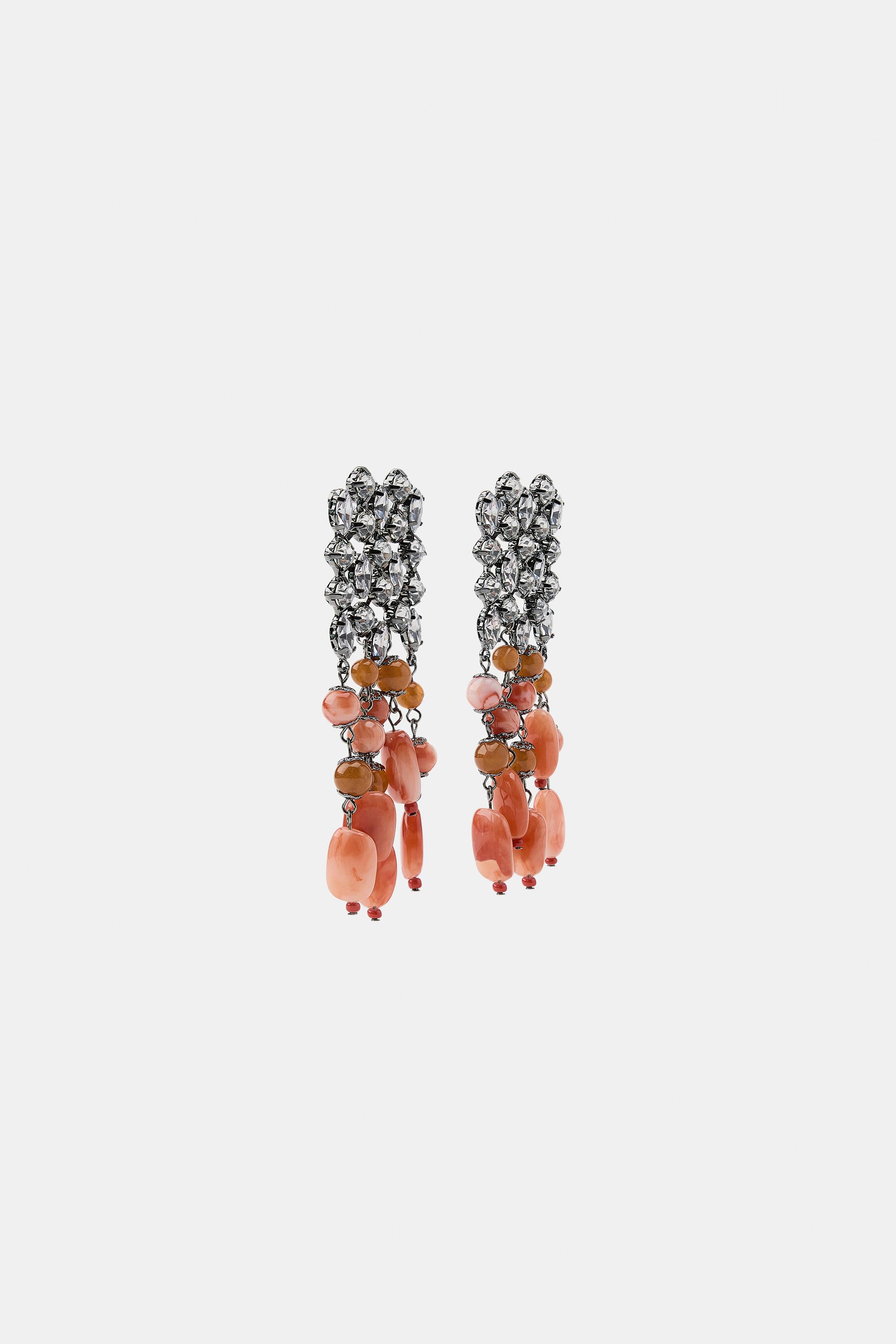 WATERFALL JEWEL STONE EARRINGS