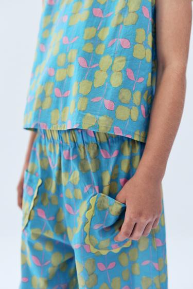 2-14 YEARS / LIMITED EDITION FLORAL PRINT CULOTTES - Printed by Zara - Image 6
