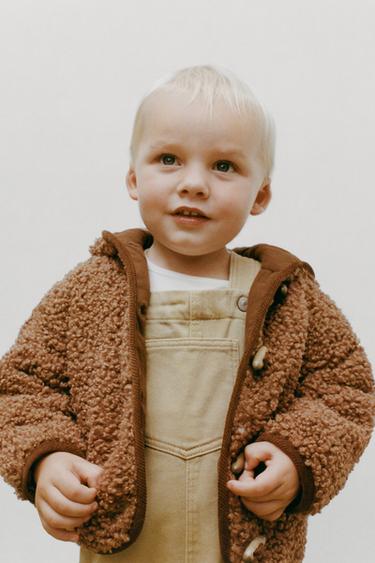 CAZADORA LA SINTÉTICA DE RIZO ALAMARES - Marrón de Zara