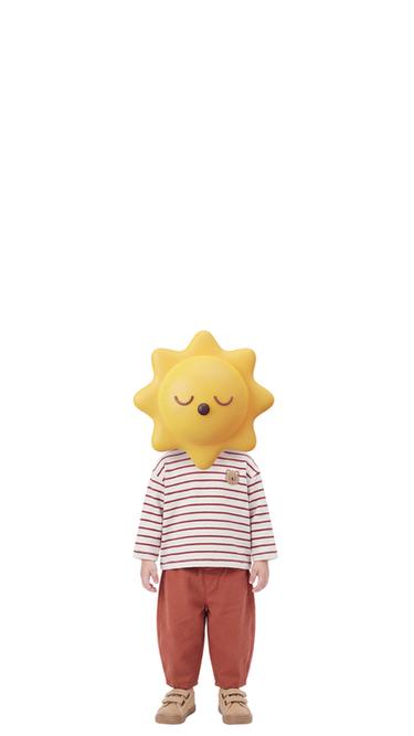 BEAR EMBROIDERED STRIPED T-SHIRT - Ecru by Zara