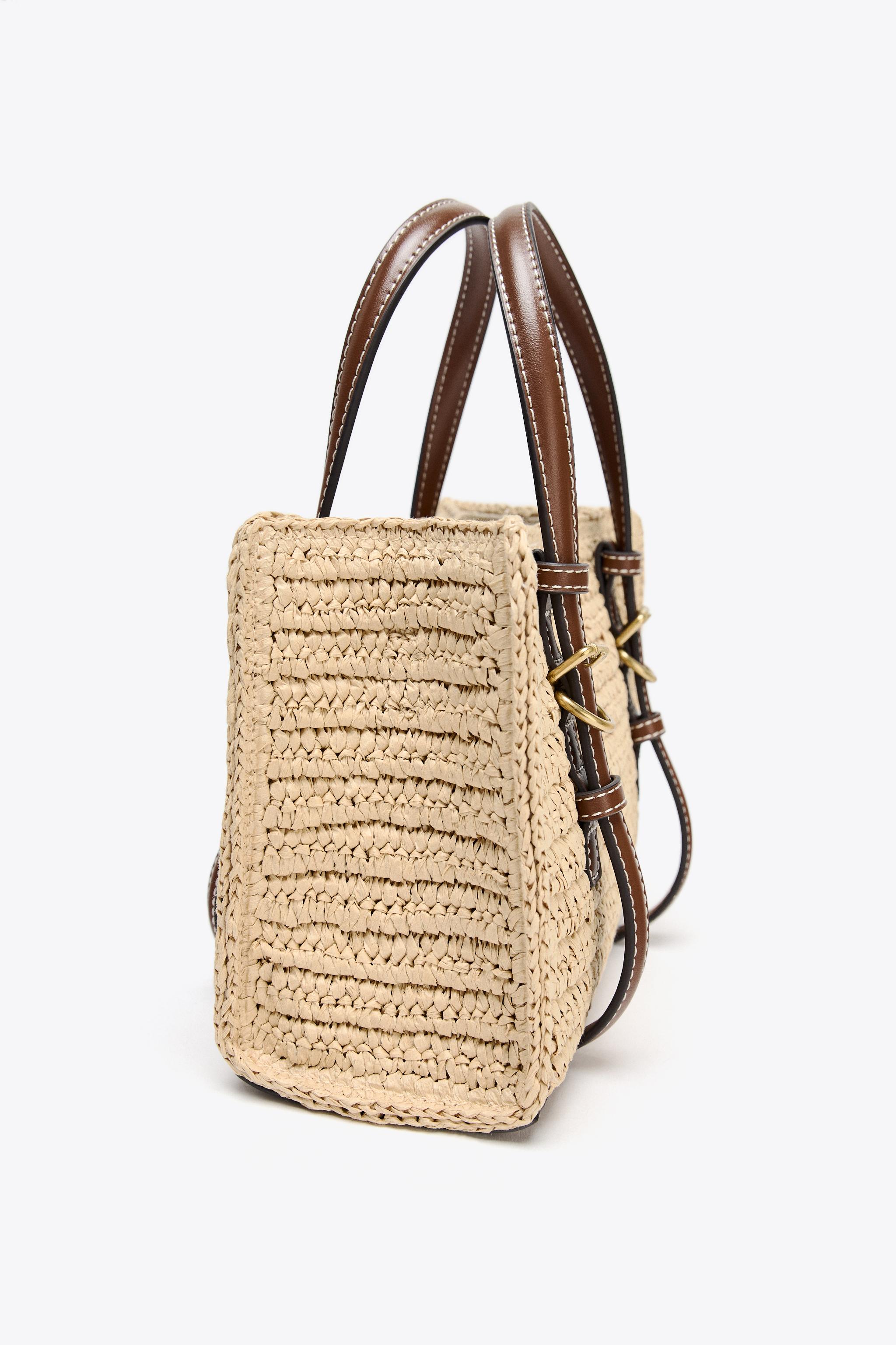 WOVEN MINI TOTE BAG