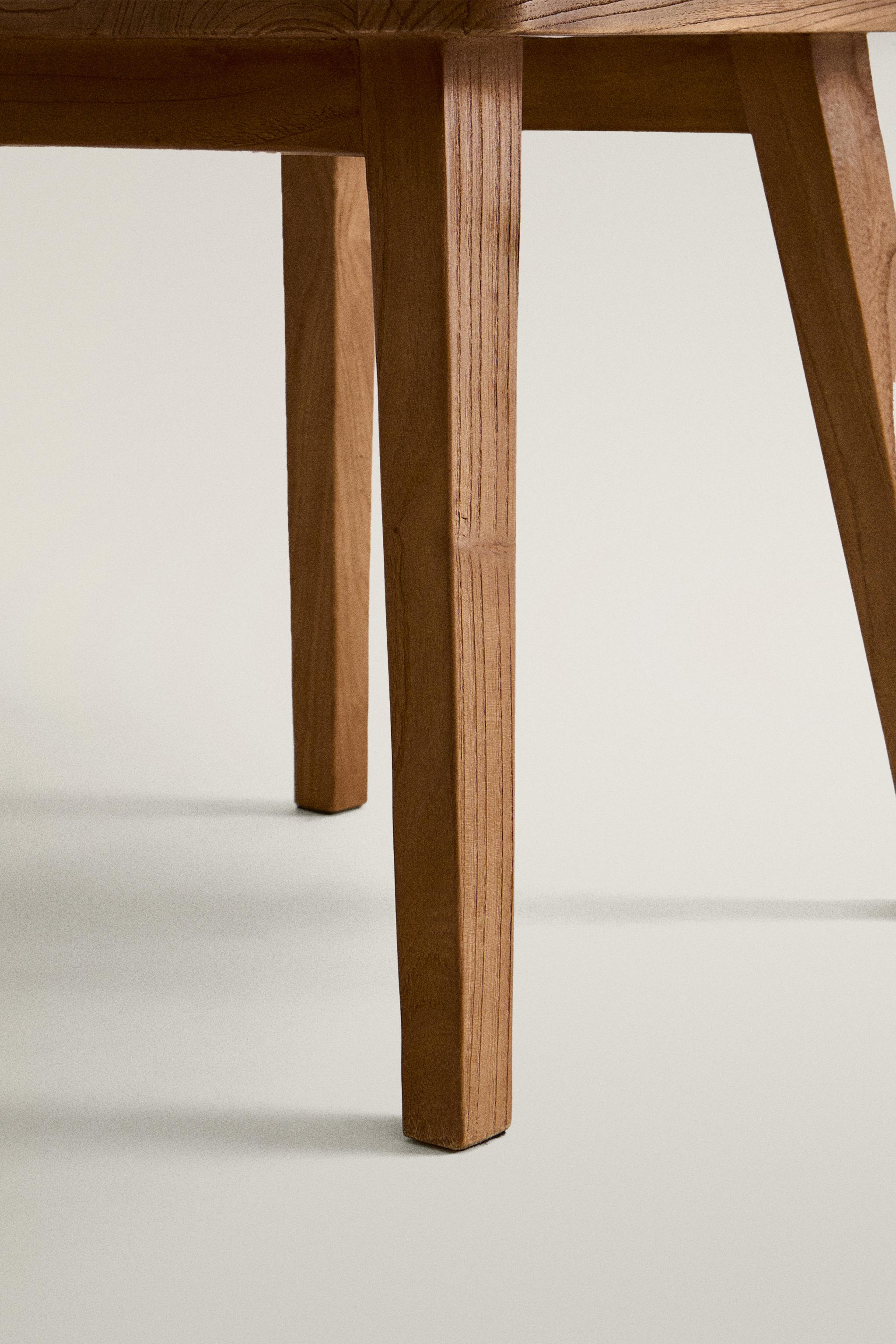 CHAISE À DOSSIER EN BOIS
