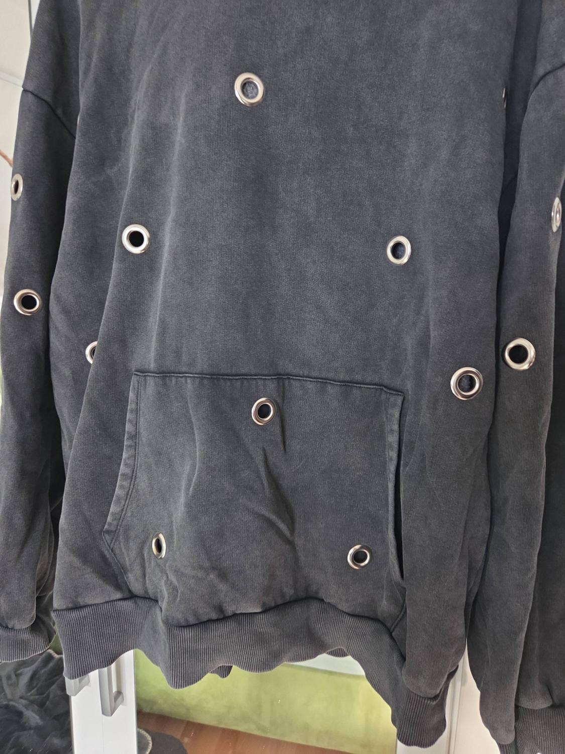FADED-EFFECT RING HOODIE - Image 3