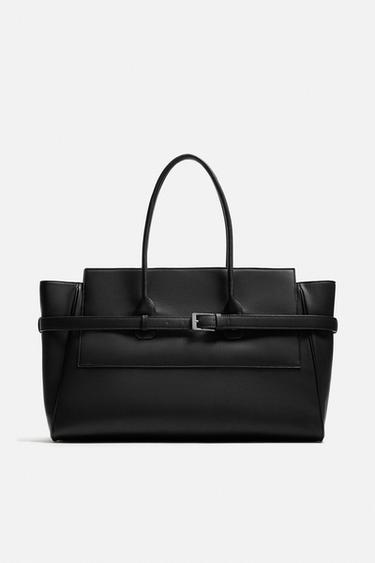 BOLSA DE MÃO CINTURÃO - Preto da Zara