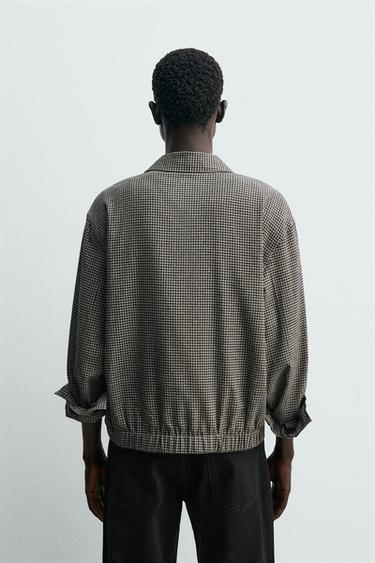 CHECK OVERSHIRT - Grey by Zara - Image 2