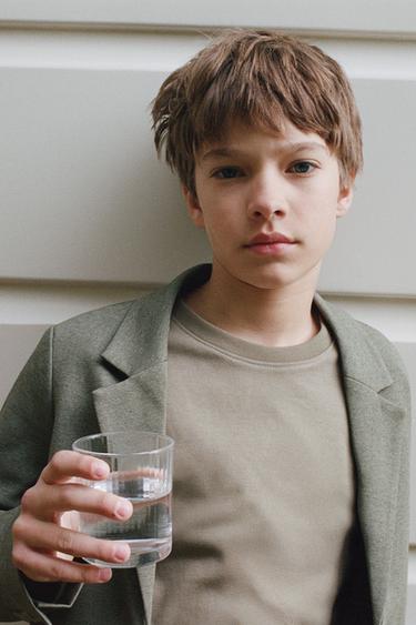 Zara SUIT BLAZER - Mid-green