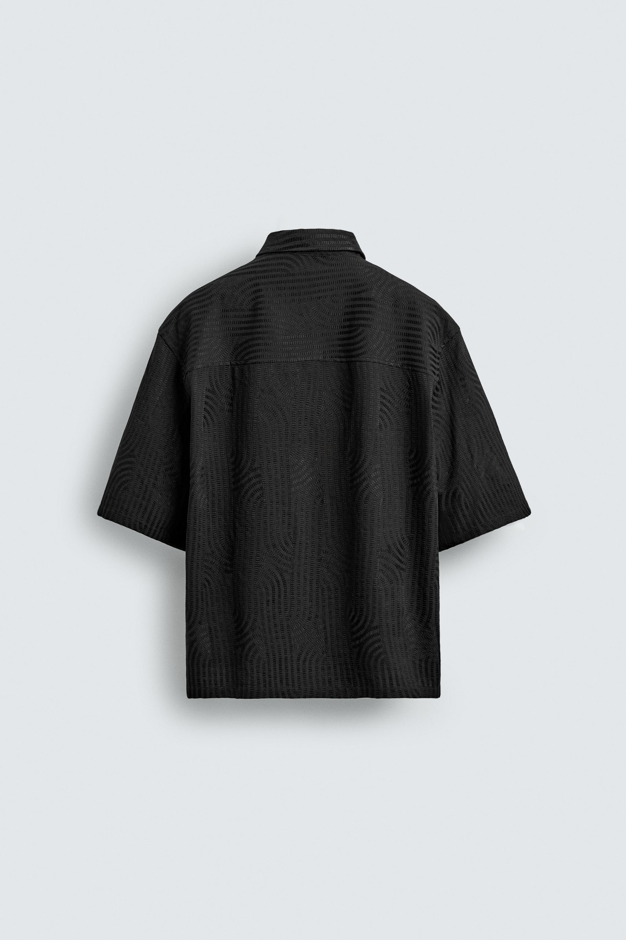 EMBROIDERED JACQUARD SHIRT
