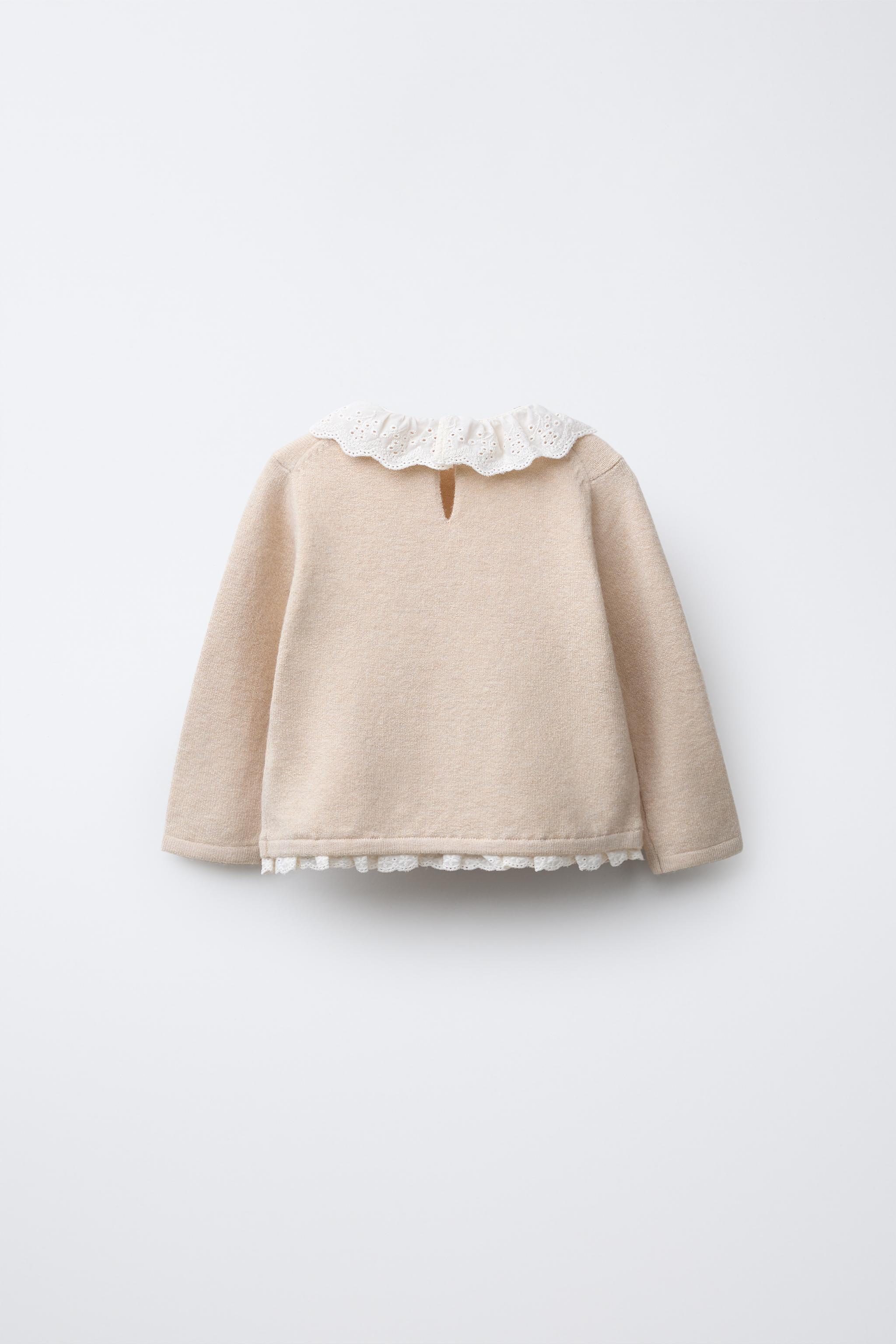 【ZARA Baby】カシミヤ100%ニット キモノロンパース ボンネ付き ZARA Baby】カシミヤ100%ニット キモノロンパース ボンネ付き