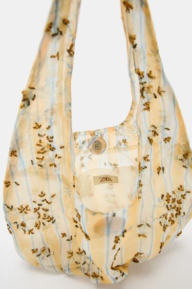 SAC IMPRIMÉ À DÉCORS - Jaune de Zara - Image 5