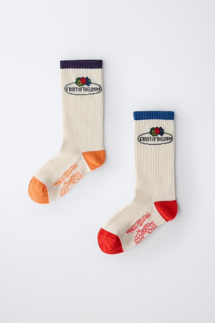 Pack dos calcetines medios fruit of the loom