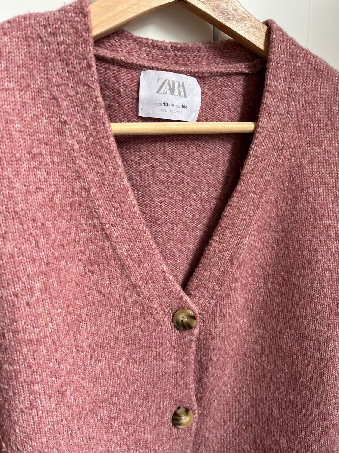 PLAIN KNIT CARDIGAN - Image 2