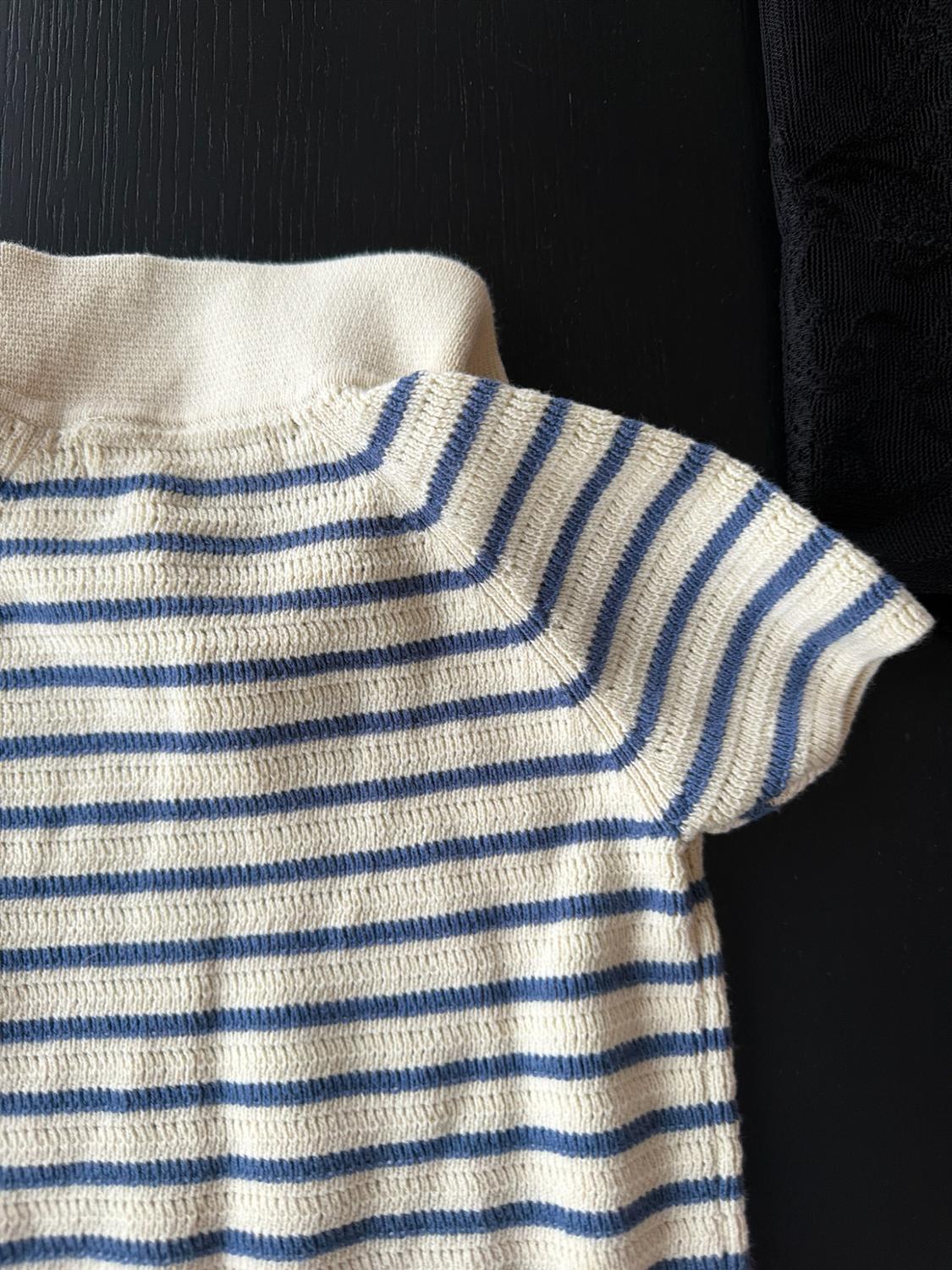 STRIPED KNIT POLO SHIRT - Image 8
