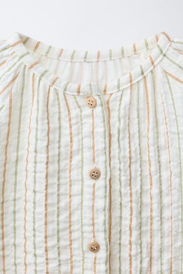 COMBINAISON À RAYURES - Écru de Zara - Image 2