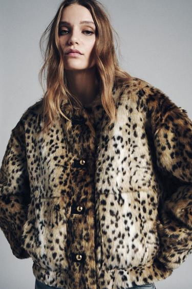 ZW COLLECTION ANIMAL PRINT JACKET - Leopard by Zara
