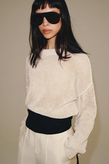 JERSEY CALADO PUNTO - Crudo medio de Zara