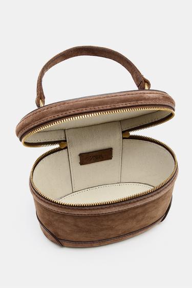 SAC VANITY CUIR - Marron de Zara - Image 5