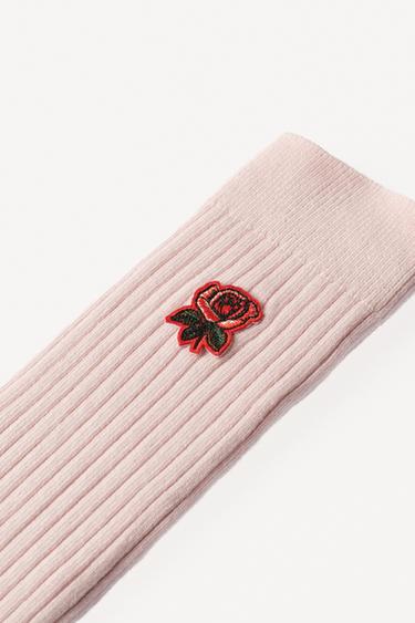 WILLY CHAVARRIA X ZARA RIB SOCKS - Pink by Zara - Image 2
