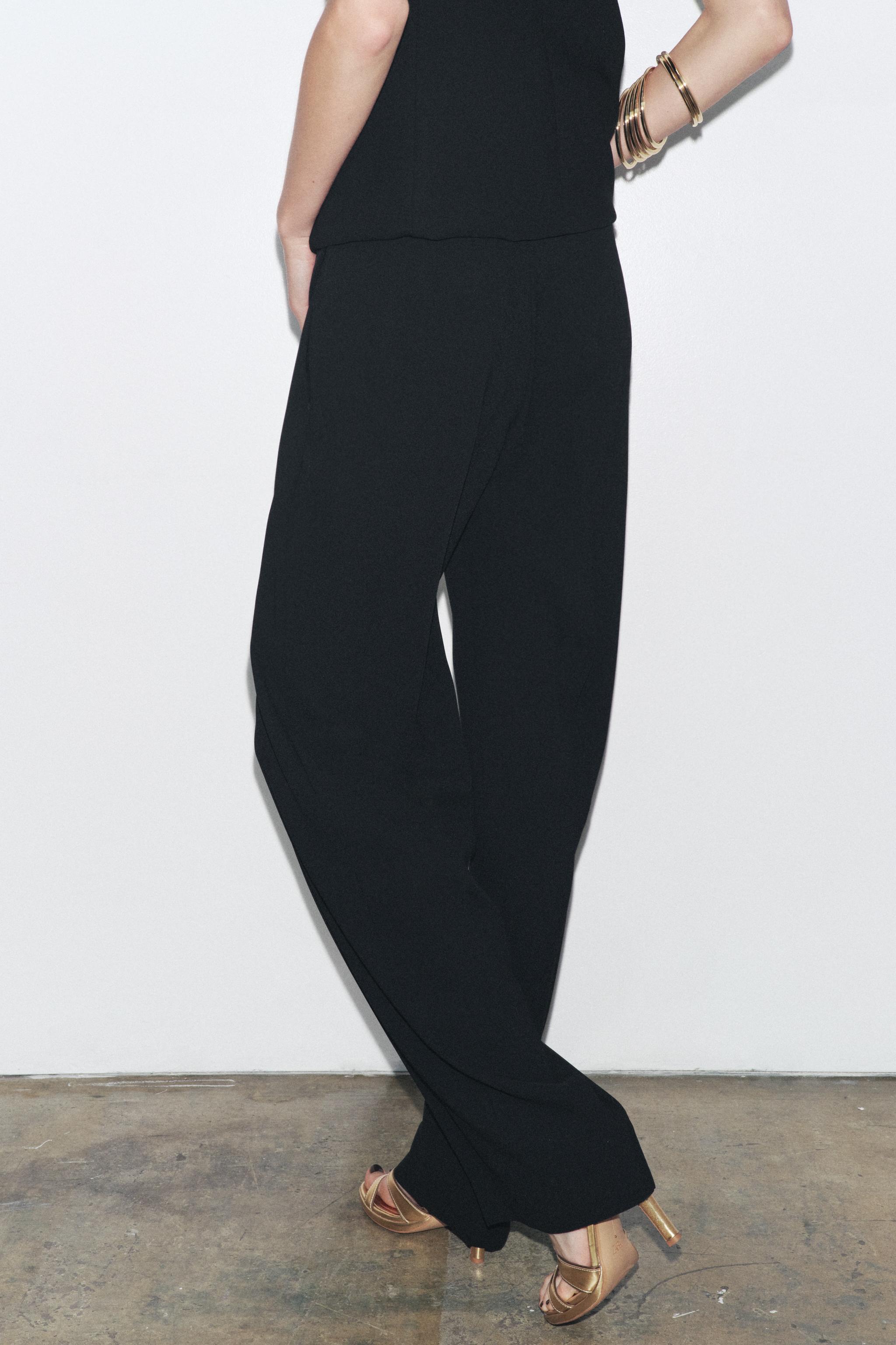 ZW COLLECTION WIDE LEG PLEATED PANTS
