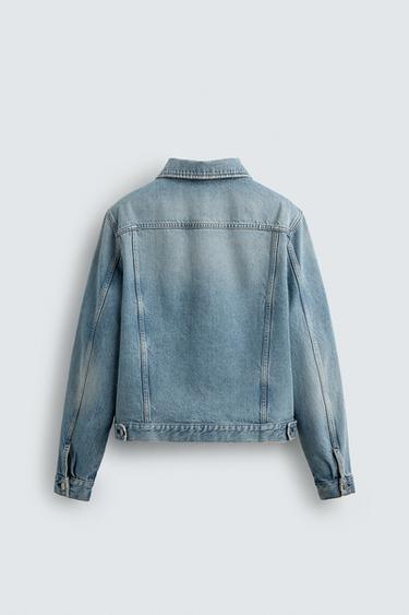 RELAXED FIT DENIM JACKET - Light blue by Zara - Image 9