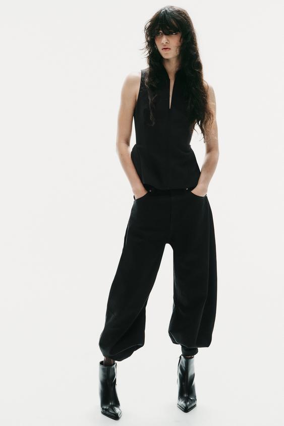 БОТИЛЬОНЫ В КОВБОЙСКОМ СТИЛЕ — Черный от Zara — изображение 0