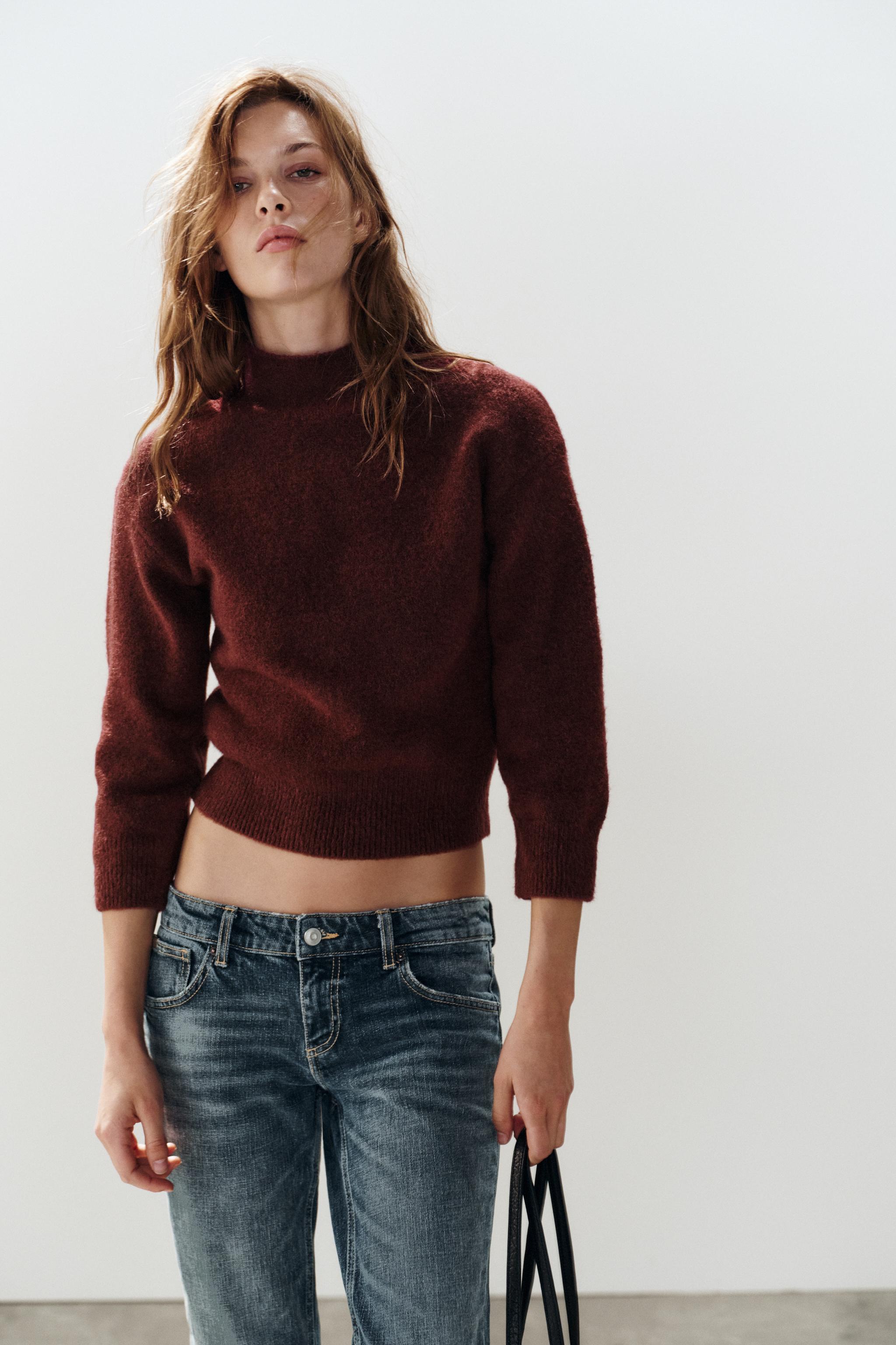 SOFT HIGH-NECK KNIT JUMPER - thumbnail 8