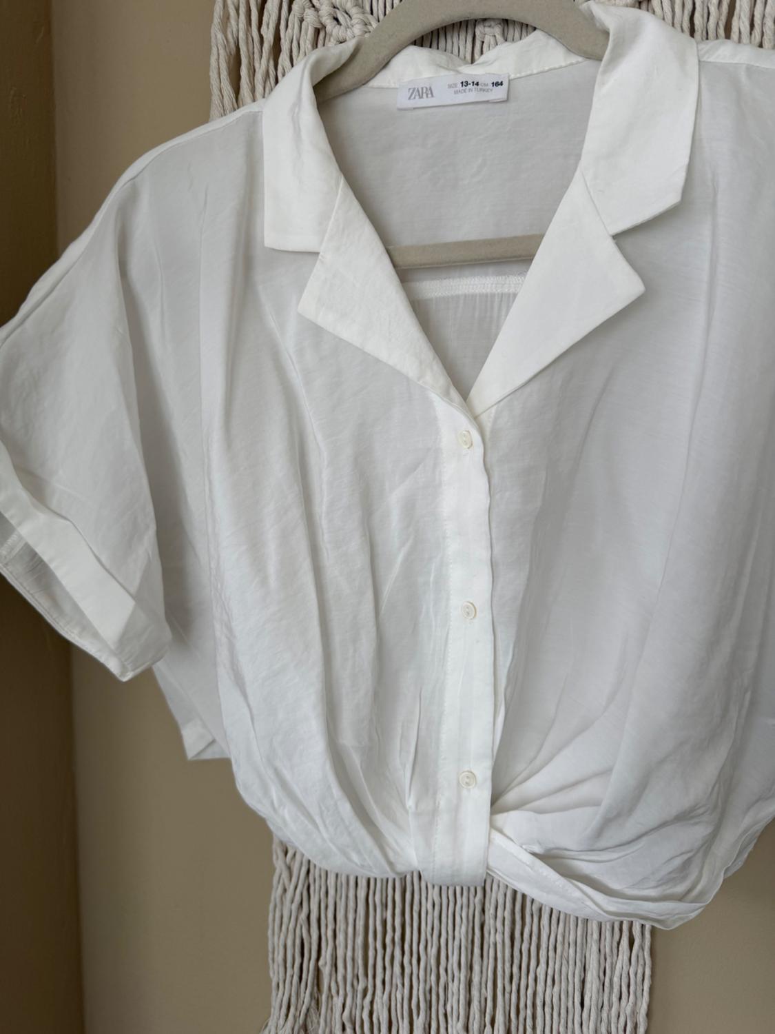 FLOWY CROP SHIRT - Image 2