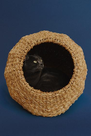 SEAGRASS PET BED - Light beige by Zara