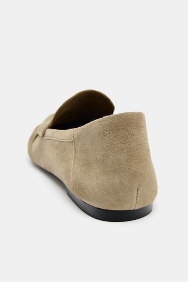 MOCASSINS SOFT EN DAIM - SABLE/MARRON de Zara - Image 5