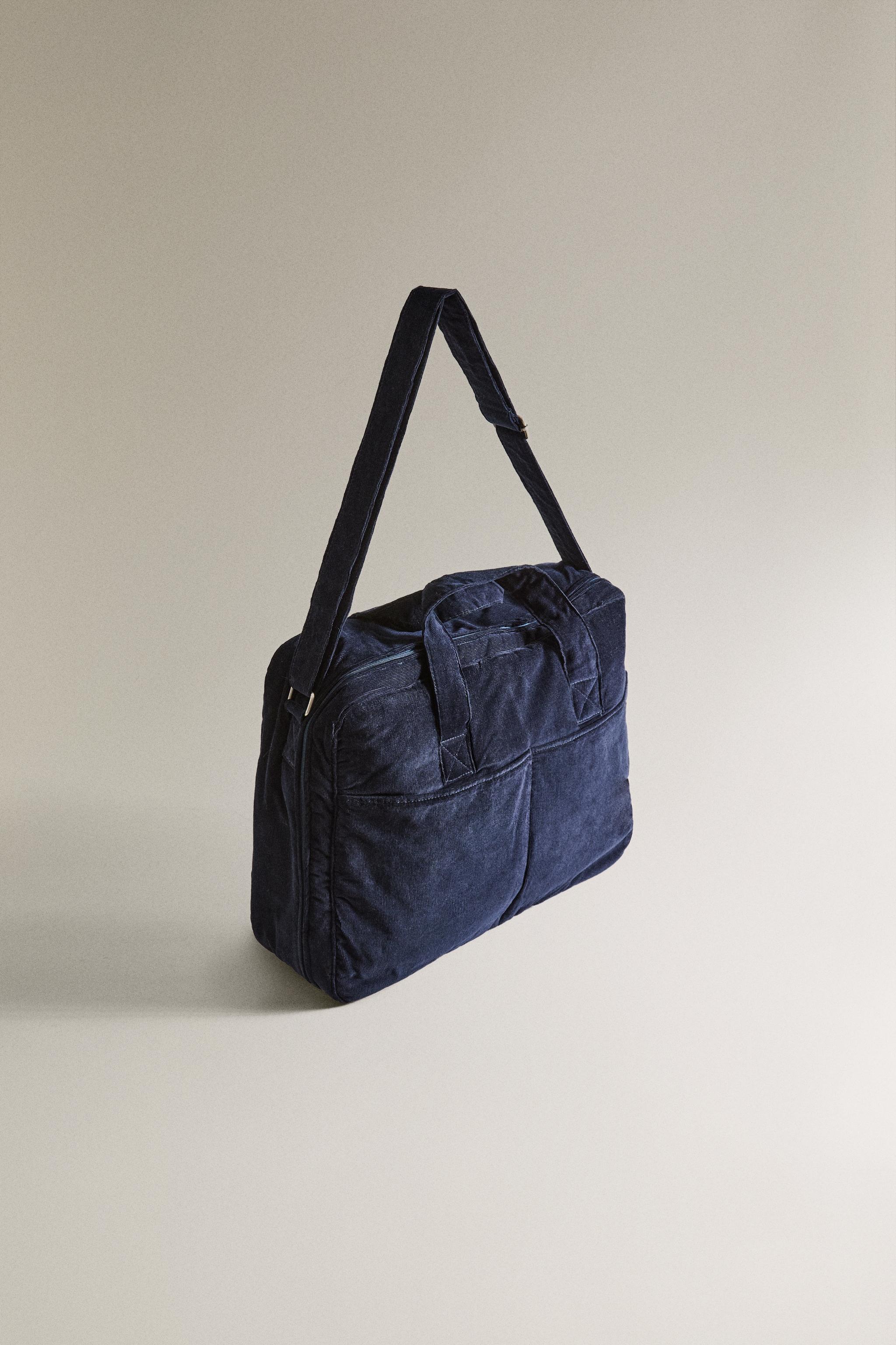 VALISE DE VOYAGE BÉBÉ EN VELOURS CÔTELÉ
