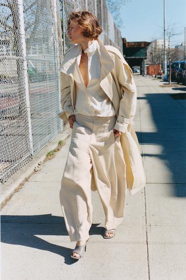 TRENCH GOLA ALTA ZW COLLECTION - Manteiga da Zara