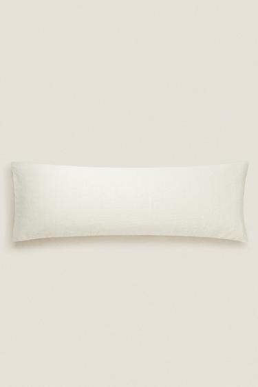 WASHED LINEN CUSHION COVER - Sand by Zara - Image 3