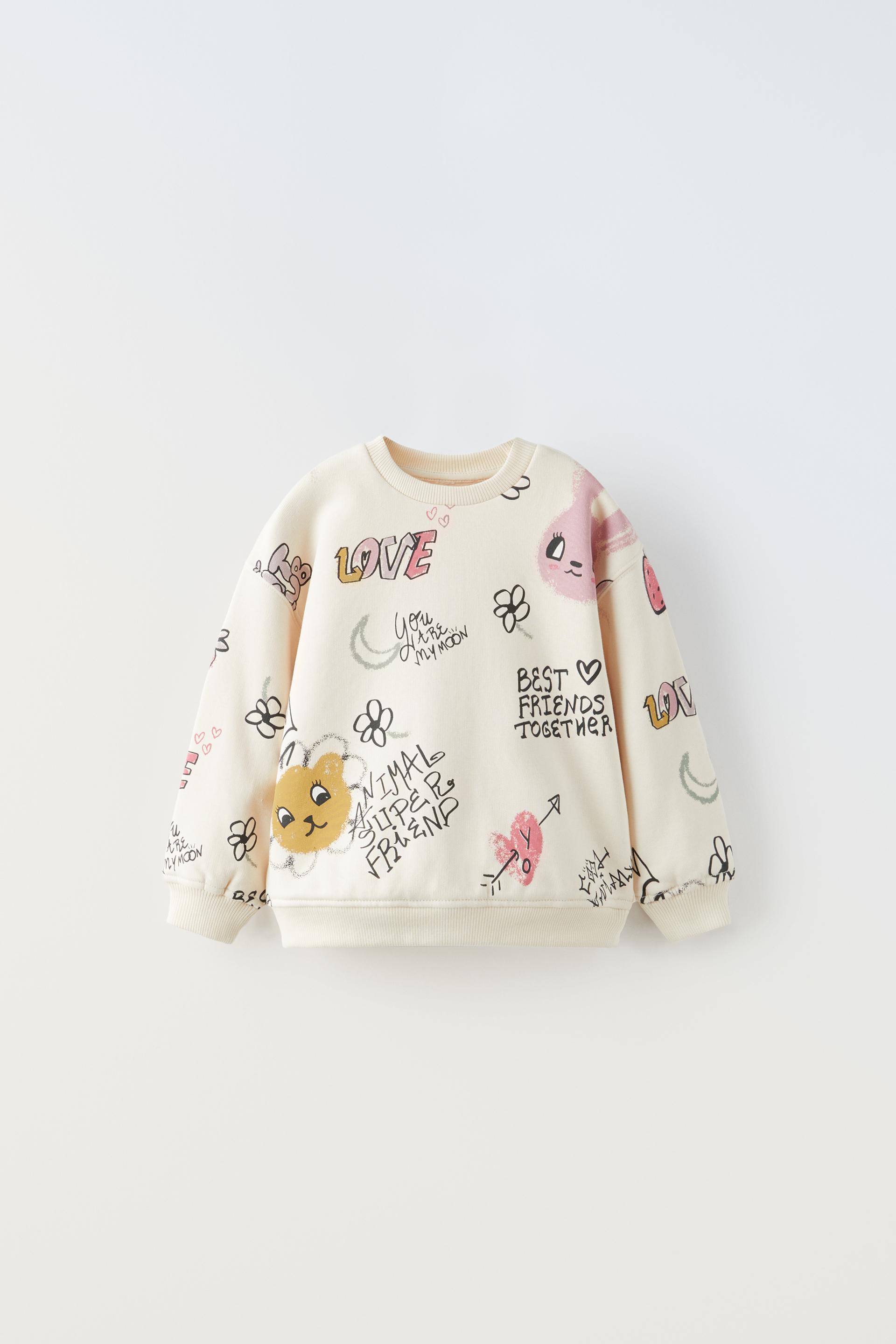 Zara text sweatshirt Clearance