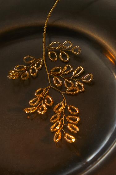 BRANCH CHRISTMAS TREE DECORATION (PACK OF 3) — Golden 1