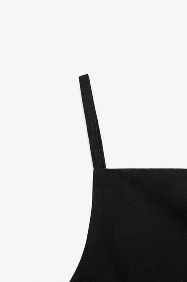 TOP GILET BOUTONS - Noir de Zara - Image 7