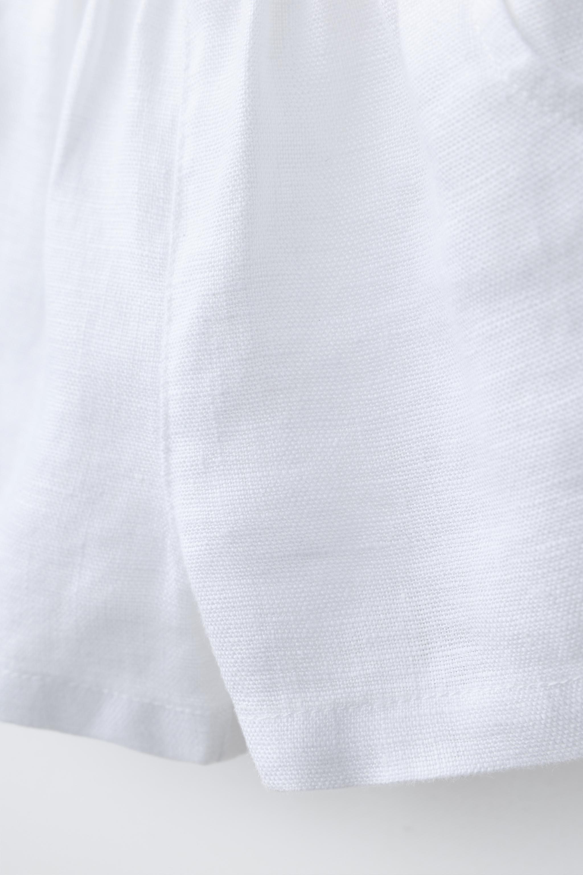 100% LINEN SHORTS