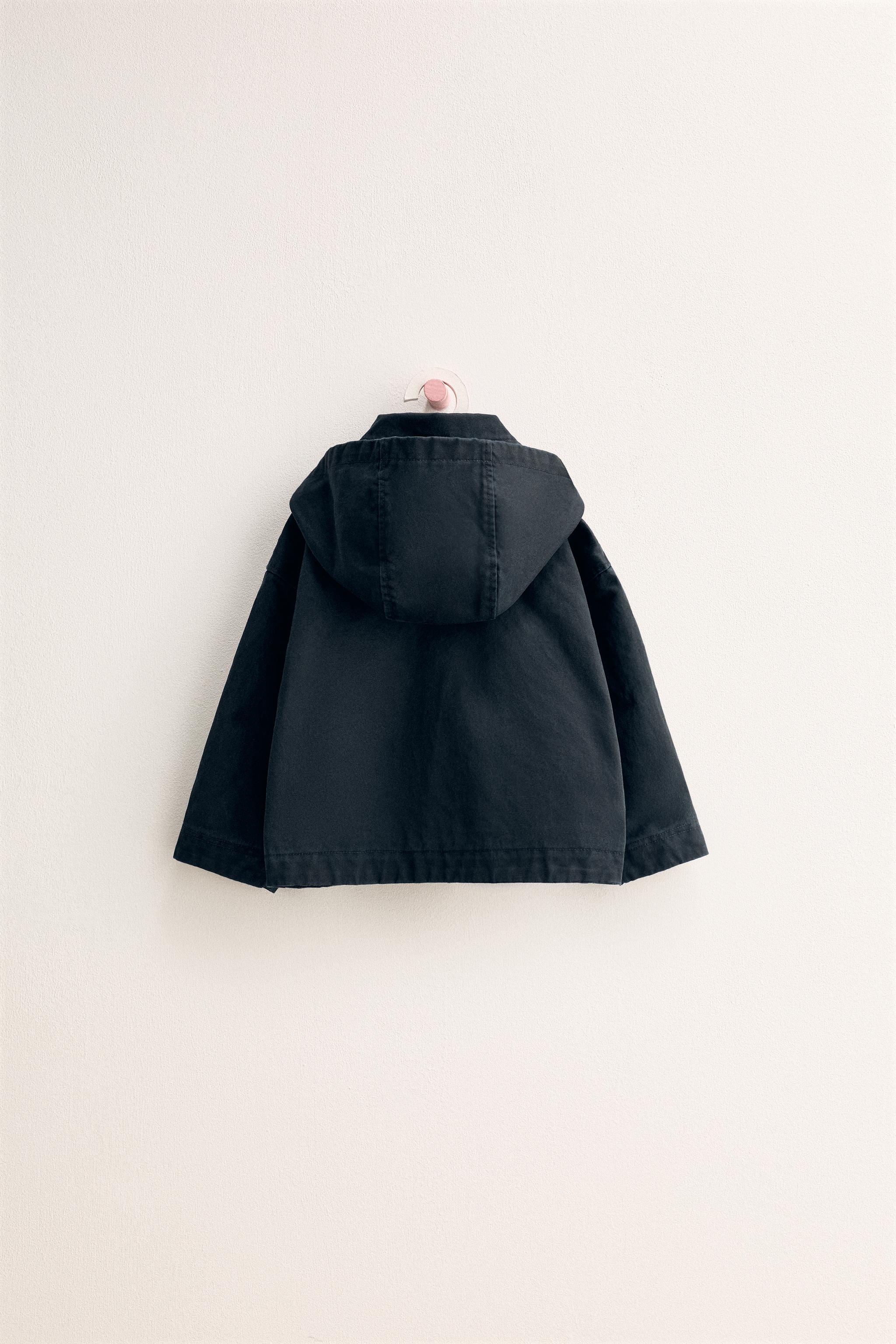 ZARA TIMELESS - BLOUSON CIRÉ CAPUCHE DÉTACHABLE