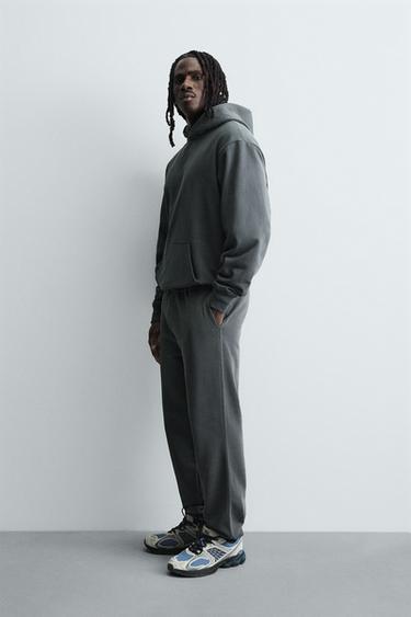 PANTALÓN JOGGER RELAXED FIT - Antracita escuro de Zara