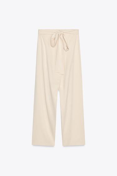 PANTALONI PAREO LAVAGGIO - Sabbia di Zara