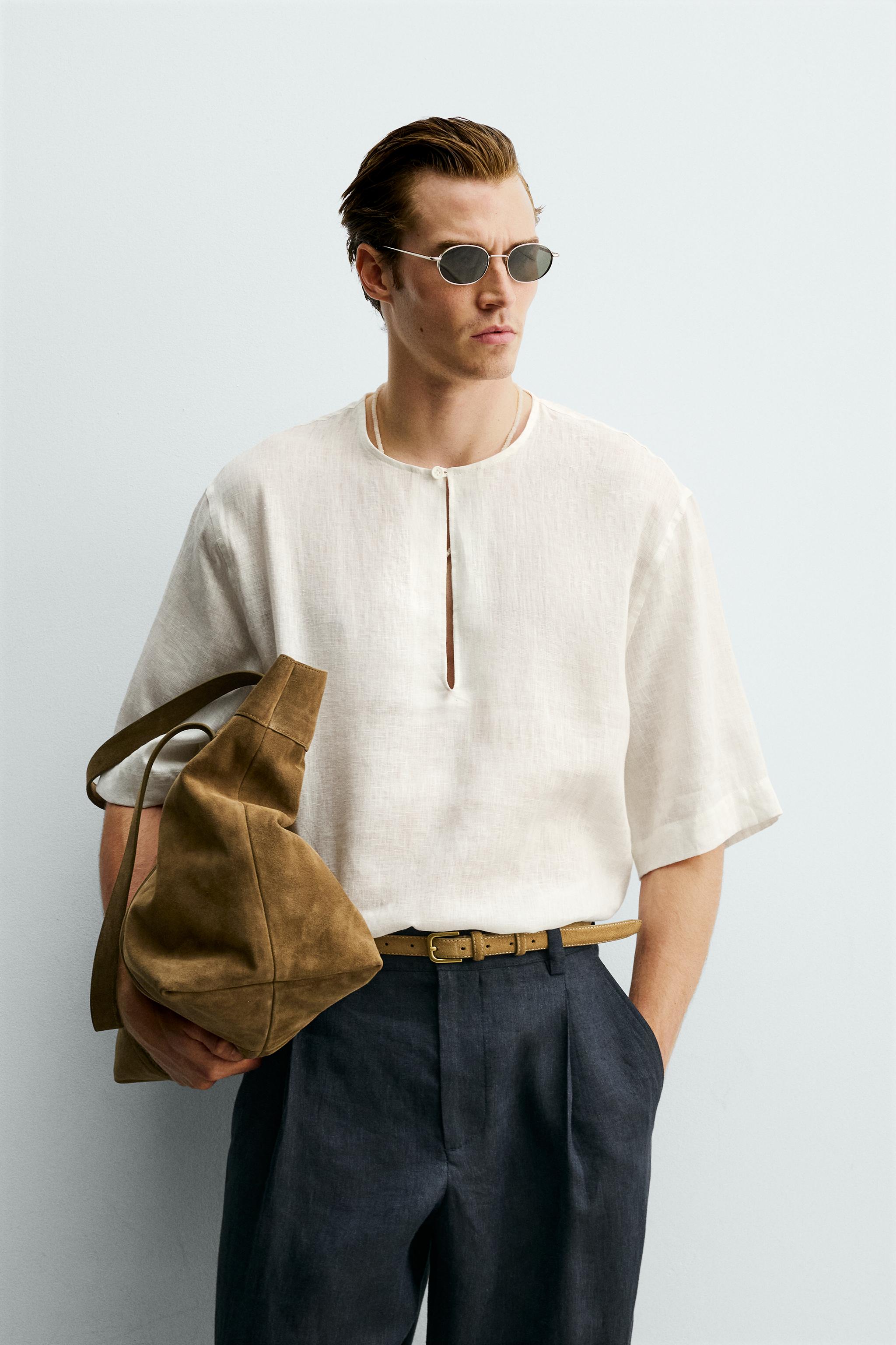 100% LINEN RELAXED FIT SHIRT