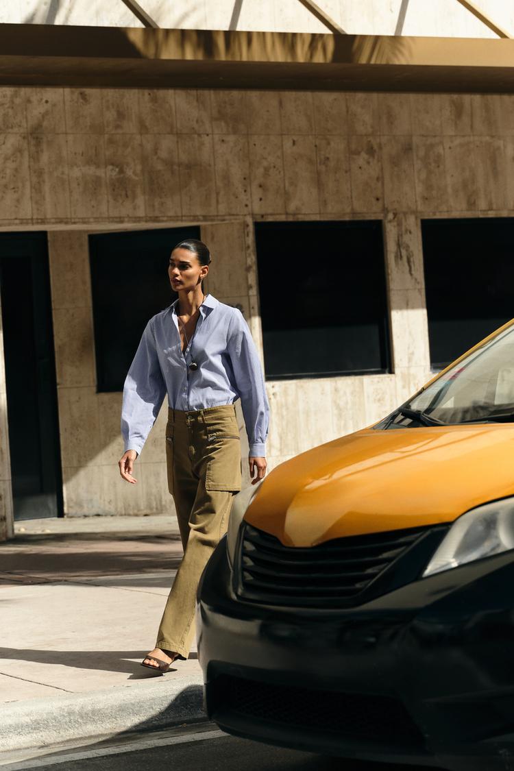 ÇİZGİLİ PAMUKLU GÖMLEK