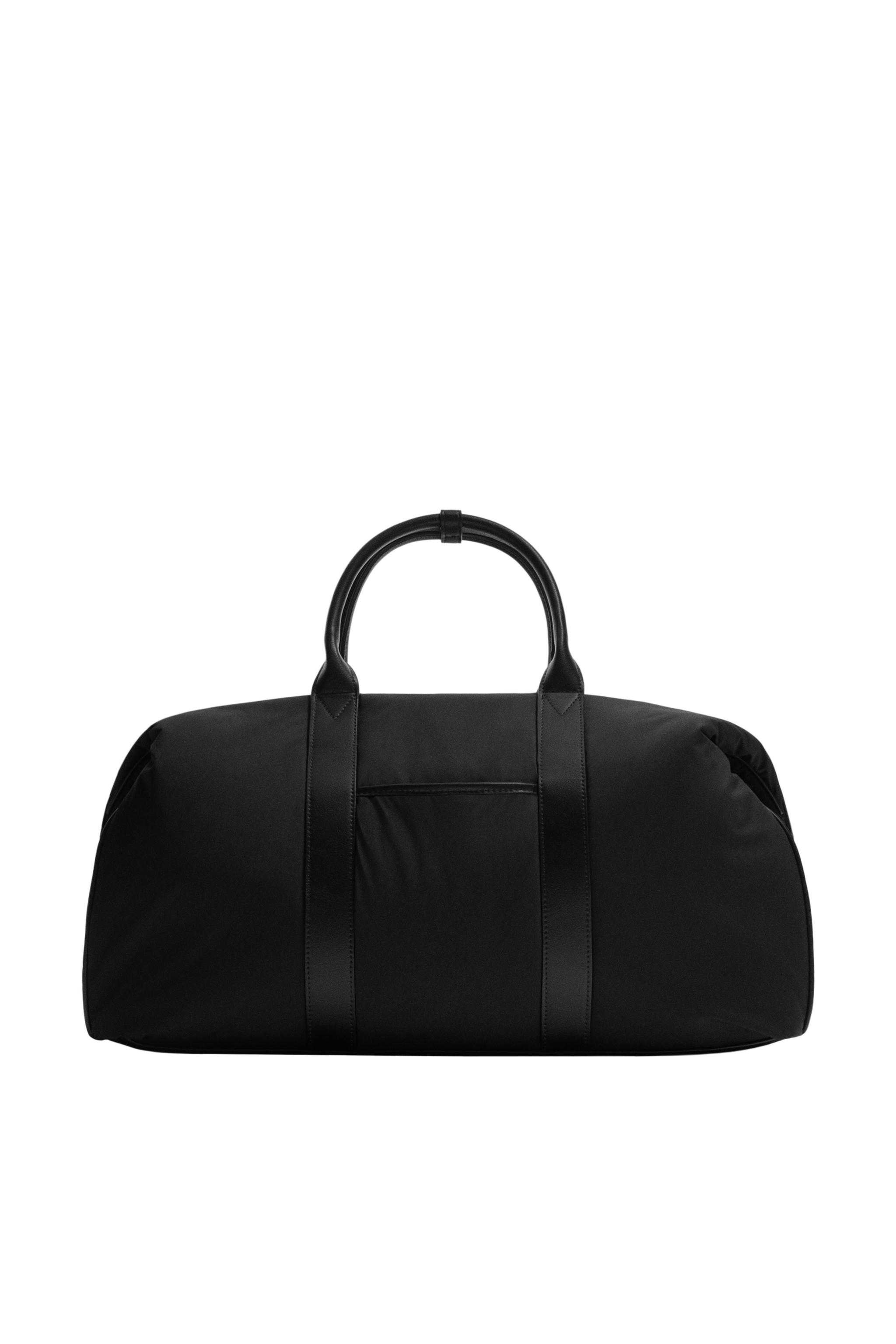 ナイロンコンビトラベルバッグ - ブラック | ZARA Japan / 日本