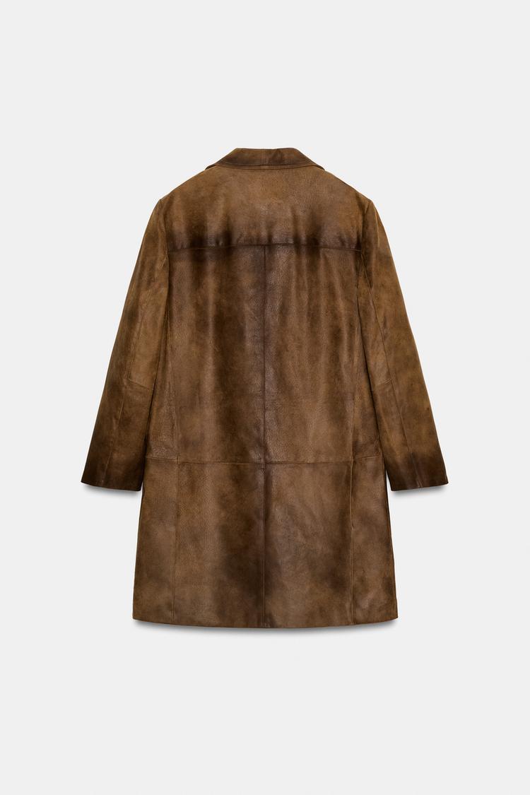 ABRIGO 100% CUERO COLECCIÓN ZW EDICIÓN LIMITADA 5