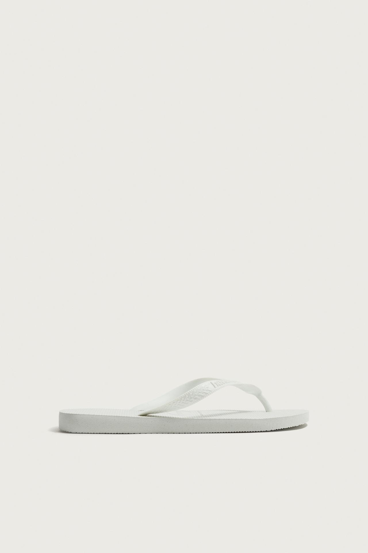 HAVAIANAS ® x ZARA SANDALS — Off White